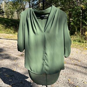 XSmall Mossimo Supply Co. Olive Green Blouse NEVER WORN